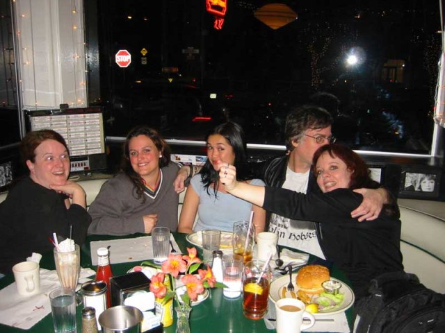 The engagement ring that Ann got during the taping.